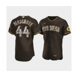 Men's San Diego Padres #44 Joe Musgrove Diamond Edition Brown Jersey