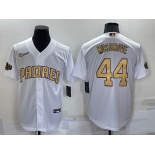 Men's San Diego Padres #44 Joe Musgrove White 2022 All Star Stitched Cool Base Nike Jersey