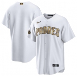 Men's San Diego Padres Blank White 2022 All-Star Cool Base Stitched Baseball Jersey