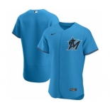 Men's Nike Miami Marlins 2020 Blue Alternate Authentic Team Baseball Jersey