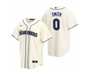 Men's Nike Seattle Mariners #0 Mallex Smith Cream Alternate Stitched Baseball Jersey