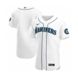 Men's Nike Seattle Mariners 2020 White Home Authentic Baseball Jersey