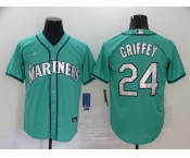 Men's Nike Seattle Mariners #24 Ken Griffey Jr. Green 2020 Baseball Cool Base Jersey