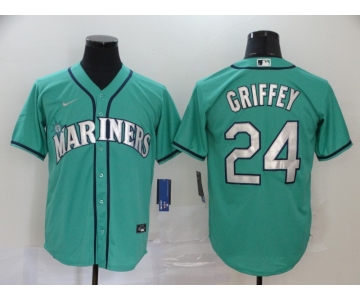 Men's Nike Seattle Mariners #24 Ken Griffey Jr. Green 2020 Baseball Cool Base Jersey