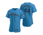 Men's Seattle Mariners #44 Julio Rodríguez Royal Flex Base Stitched Jersey