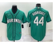 Men's Seattle Mariners #44 Julio Rodriguez Ray Green Stitched MLB Cool Base Nike Jersey