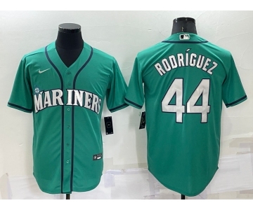 Men's Seattle Mariners #44 Julio Rodriguez Ray Green Stitched MLB Cool Base Nike Jersey