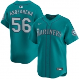 Men's Seattle Mariners #56 Randy Arozarena Aqua Alternate Limited Stitched jersey