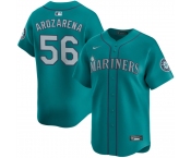 Men's Seattle Mariners #56 Randy Arozarena Aqua Alternate Limited Stitched jersey