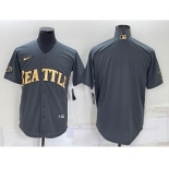 Men's Seattle Mariners Blank Grey 2022 All Star Stitched Cool Base Nike Jersey