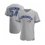 MEN'S TORONTO BLUE JAYS #34 #34 KEVIN GAUSMAN GRAY ROAD JERSEY