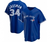 MEN'S TORONTO BLUE JAYS #34 KEVIN GAUSMAN ROYAL ALTERNATE JERSEY