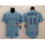 Men's Nike Blue Jays #11 Bo Bichette Light Blue 2020 Baseball Flexbase Jersey