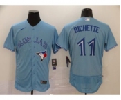 Men's Nike Blue Jays #11 Bo Bichette Light Blue 2020 Baseball Flexbase Jersey