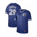 Men's Nike Blue Jays #12 Roberto Alomar Royal Cooperstown Collection Stitched Baseball Jersey