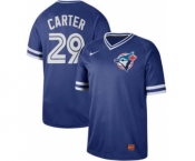 Men's Nike Blue Jays #12 Roberto Alomar Royal Cooperstown Collection Stitched Baseball Jersey