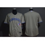 Men's Nike Blue Jays Blank Gray 2020 Baseball Flexbase Jersey