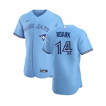 Men's Nike Toronto Blue Jays #14 Tanner Roark Light Blue Alternate 2020 Authentic Player Baseball Jersey