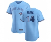 Men's Nike Toronto Blue Jays #14 Tanner Roark Light Blue Alternate 2020 Authentic Player Baseball Jersey