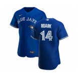 Men's Nike Toronto Blue Jays #14 Tanner Roark Royal Alternate 2020 Authentic Player Baseball Jersey