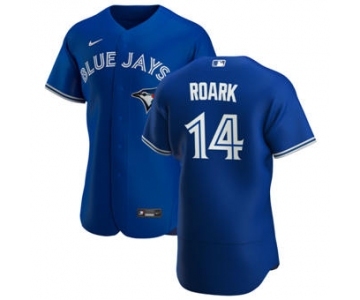 Men's Nike Toronto Blue Jays #14 Tanner Roark Royal Alternate 2020 Authentic Player Baseball Jersey