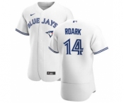 Men's Nike Toronto Blue Jays #14 Tanner Roark White Home 2020 Authentic Player Baseball Jersey