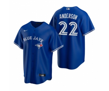 Men's Nike Toronto Blue Jays #22 Chase Anderson Royal Alternate Stitched Baseball Jersey