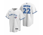 Men's Nike Toronto Blue Jays #22 Chase Anderson White Home Stitched Baseball Jersey