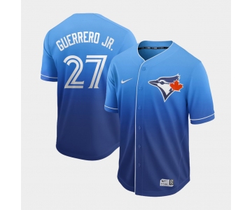 Men's Nike Toronto Blue Jays #27 Cuerrero JR. Blue Drift Fashion MLB Jersey