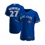 Men's Nike Toronto Blue Jays #27 Vladimir Guerrero Jr. 2020 Royal Alternate Authentic Player Baseball Jersey