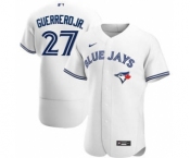 Men's Nike Toronto Blue Jays #27 Vladimir Guerrero Jr. 2020 White Home Authentic Player Baseball Jersey