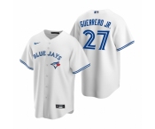 Men's Nike Toronto Blue Jays #27 Vladimir Guerrero Jr. White Home Stitched Baseball Jersey