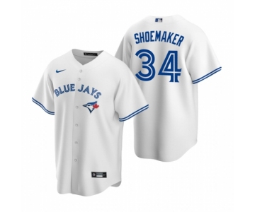 Men's Nike Toronto Blue Jays #34 Matt Shoemaker White Home Stitched Baseball Jersey