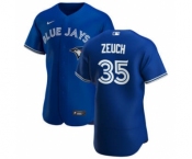 Men's Nike Toronto Blue Jays #35 T.J. Zeuch Royal Alternate 2020 Authentic Player Baseball Jersey