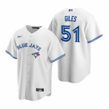 Men's Nike Toronto Blue Jays #51 Ken Giles White Home Stitched Baseball Jersey