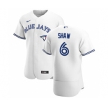 Men's Nike Toronto Blue Jays #6 Travis Shaw White Home 2020 Authentic Player Baseball Jersey