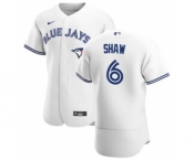 Men's Nike Toronto Blue Jays #6 Travis Shaw White Home 2020 Authentic Player Baseball Jersey