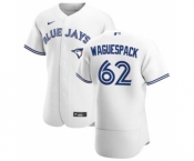 Men's Nike Toronto Blue Jays #62 Jacob Waguespack White Home 2020 Authentic Player Baseball Jersey