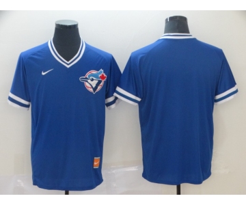 Men's Nike Toronto Blue Jays Blank Blue M&N MLB Jersey