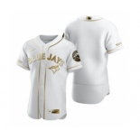 Men's Nike Toronto Blue Jays Blank White 2020 Authentic Golden Edition Baseball Jersey