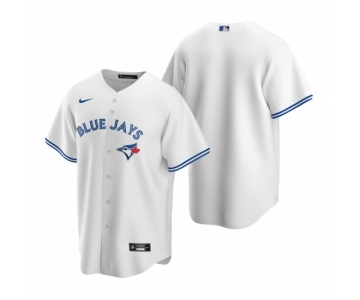 Men's Nike Toronto Blue Jays Blank White Home Stitched Baseball Jersey