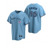 Men's Toronto Blue Jays #16 Yusei Kikuchi Light Blue Cool Base Stitched Jersey