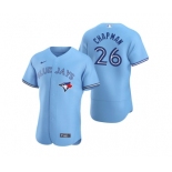 Men's Toronto Blue Jays #26 Matt Chapman Blue Flex Base Stitched Baseball Jersey