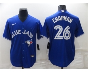 Men's Toronto Blue Jays #26 Matt Chapman Blue Stitched MLB Cool Base Nike Jersey