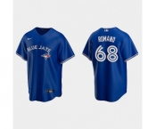 Men's Toronto Blue Jays #68 Jordan Romano Royal Replica Jersey