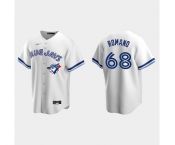 Men's Toronto Blue Jays #68 White Cooperstown Collection Jersey