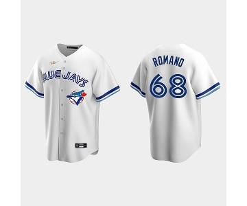 Men's Toronto Blue Jays #68 White Cooperstown Collection Jersey