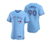 Mens Toronto Blue Jays #90 Adam Cimber Nike Powder Blue Alternate FlexBase Player Jersey