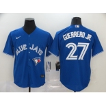 Nike Men's Toronto Blue Jays #27 Vladimir Guerrero Jr.Blue Cool Base  Baseball Jersey