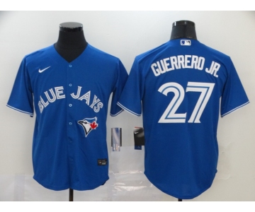 Nike Men's Toronto Blue Jays #27 Vladimir Guerrero Jr.Blue Cool Base  Baseball Jersey